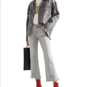 CURRENT/ELLIOT kick jean flared grey denim